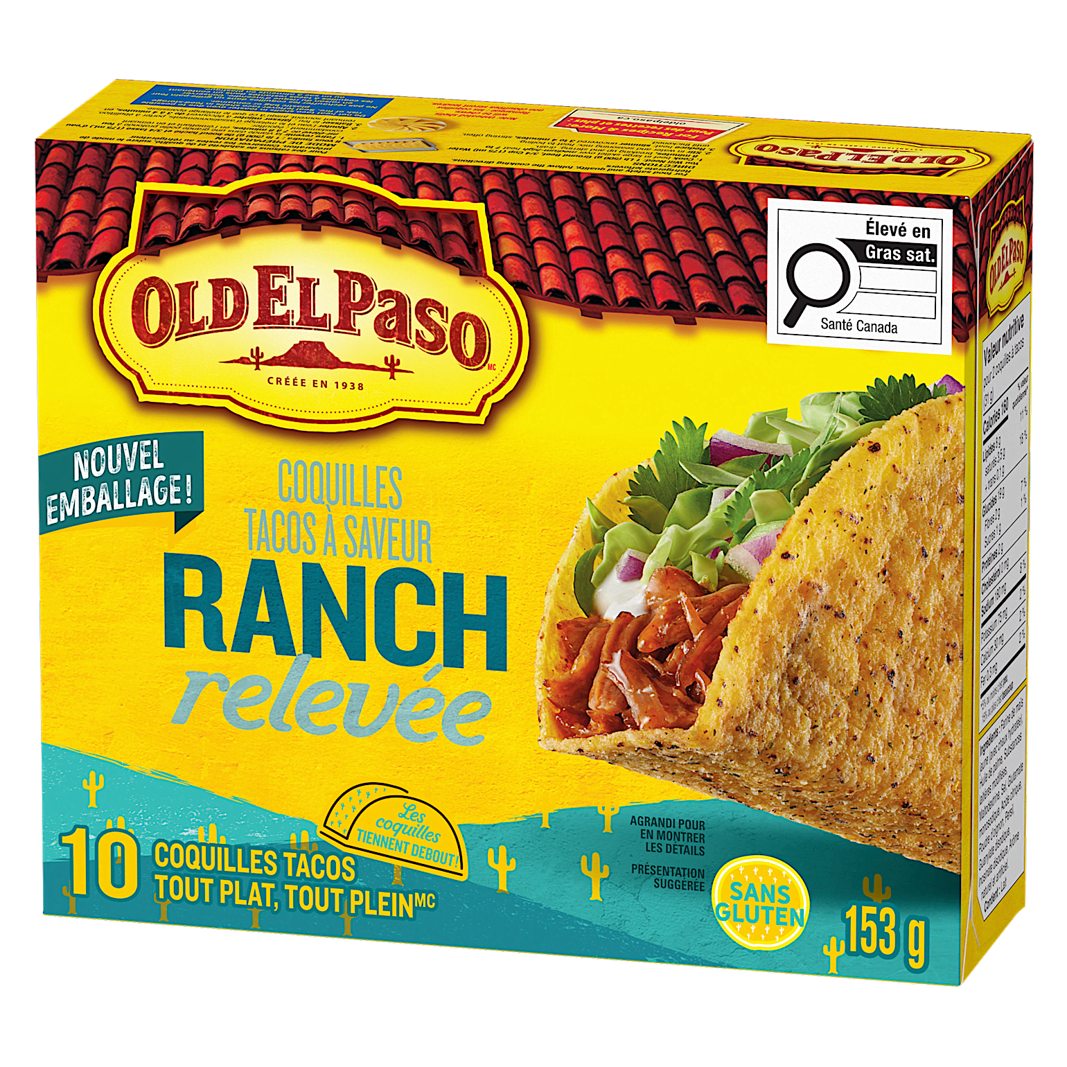 Zesty Ranch Flavoured Taco Shells